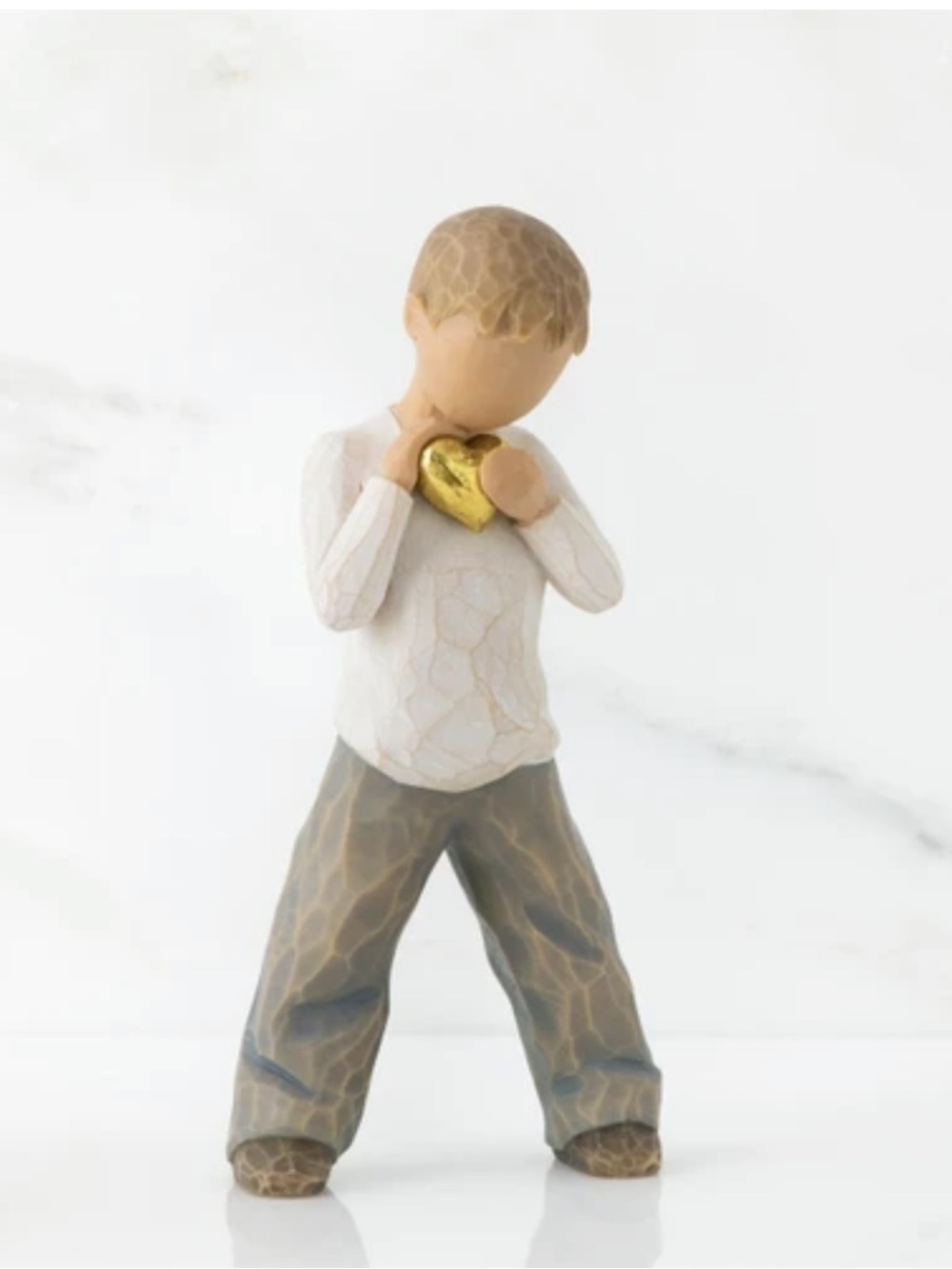 Willow Tree Little Boy Heart of Gold Figurine